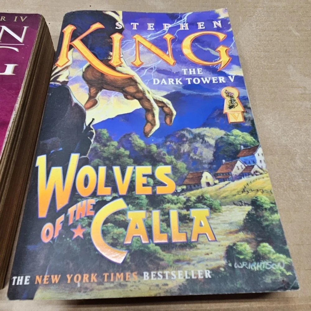 Lot of 4 Stephen King & Richard Bachman Books: Dark Tower, Thinner